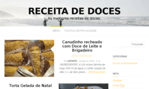 Receitadedoces.com thumbnail