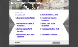 Recentinsurance.info thumbnail