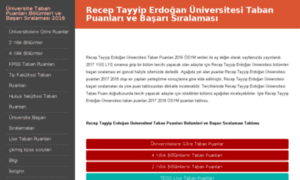 Recep-tayyip-erdogan-universitesi.taban-puanlari.com thumbnail