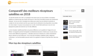 Recepteur-satellite.info thumbnail