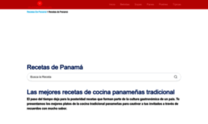 Recetasdepanama.com thumbnail