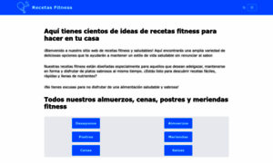 Recetasfitness.info thumbnail