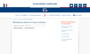 Recherche.assemblee-nationale.fr thumbnail