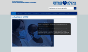 Rechercheclinique.aphp.fr thumbnail