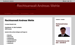 Rechtsanwalt-andreaswehle.de thumbnail