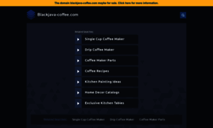 Recipe-junction.blackjava-coffee.com thumbnail