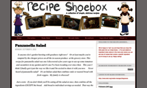 Recipeshoebox.blogspot.com thumbnail