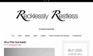 Recklessly-restless.com thumbnail