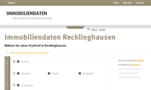 Recklinghausen.immobiliendaten.de thumbnail