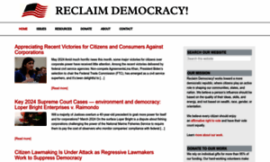 Reclaimdemocracy.org thumbnail