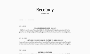 Recology.info thumbnail
