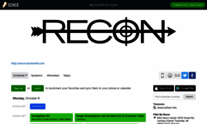 Recon2014.sched.org thumbnail