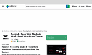 Recond-recording-studio-music-band-wordpress-theme.en.softonic.com thumbnail