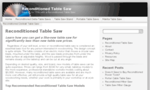 Reconditionedtablesaw.com thumbnail