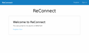 Reconnect.bmsit.ac.in thumbnail