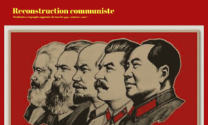 Reconstructioncommuniste.wordpress.com thumbnail