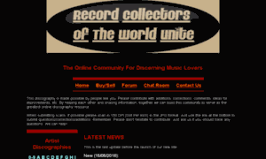 Recordcollectorsoftheworldunite.com thumbnail