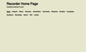 Recorderhomepage.net thumbnail