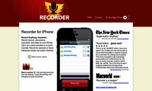 Recordertheapp.com thumbnail