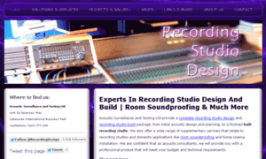 Recording-studio-design.co.uk thumbnail