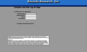 Recordsresearch1.com thumbnail