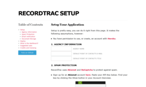 Recordtrac-setup.codeforamerica.org thumbnail