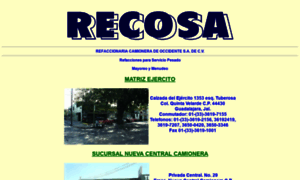 Recosa.com.mx thumbnail