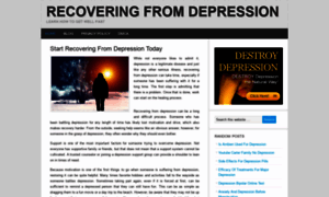 Recoveringfromdepression.net thumbnail
