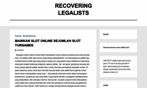 Recoveringlegalists.org thumbnail