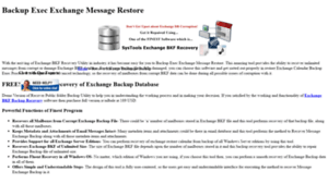 Recovermessageexchangebackup.exchangebkfrecovery.org thumbnail