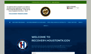 Recovery.houstontx.gov thumbnail