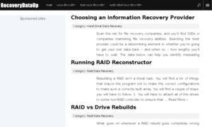 Recoverydataup.com thumbnail