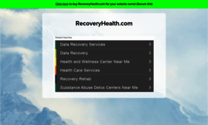 Recoveryhealth.com thumbnail