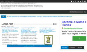 Recruitment-results-notification-admitcardonlineapplicationform.in thumbnail