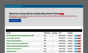 Recruitment.biovax.go.ke thumbnail