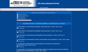 Recruitment.eil.co.in thumbnail