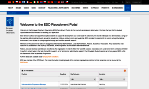 Recruitment.eso.org thumbnail