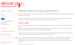 Recruitment.hanover.org.uk thumbnail