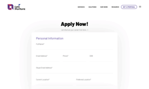 Recruitment.letsnurture.com thumbnail