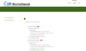 Recruitment.tifrh.res.in thumbnail