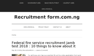 Recruitmentform.com.ng thumbnail