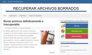 Recuperararchivosborrados.org thumbnail