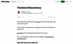 Recurrency.us thumbnail