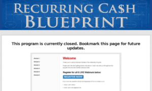 Recurringcashblueprint.com thumbnail