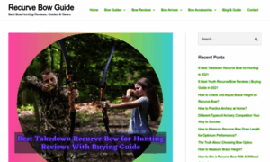 Recurvebowguide.com thumbnail