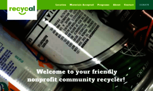 Recycal.org thumbnail