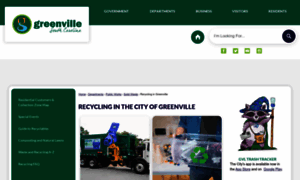 Recycle.greenvillesc.gov thumbnail