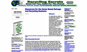 Recyclingsecrets.com thumbnail