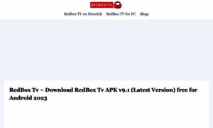 Redboxtvs.com thumbnail