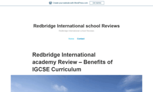 Redbridgeinternationalschoolreviews.wordpress.com thumbnail